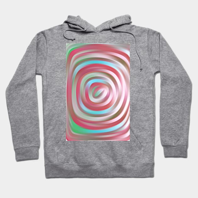 Hypnotic rainbow Hoodie by Cybertrunk